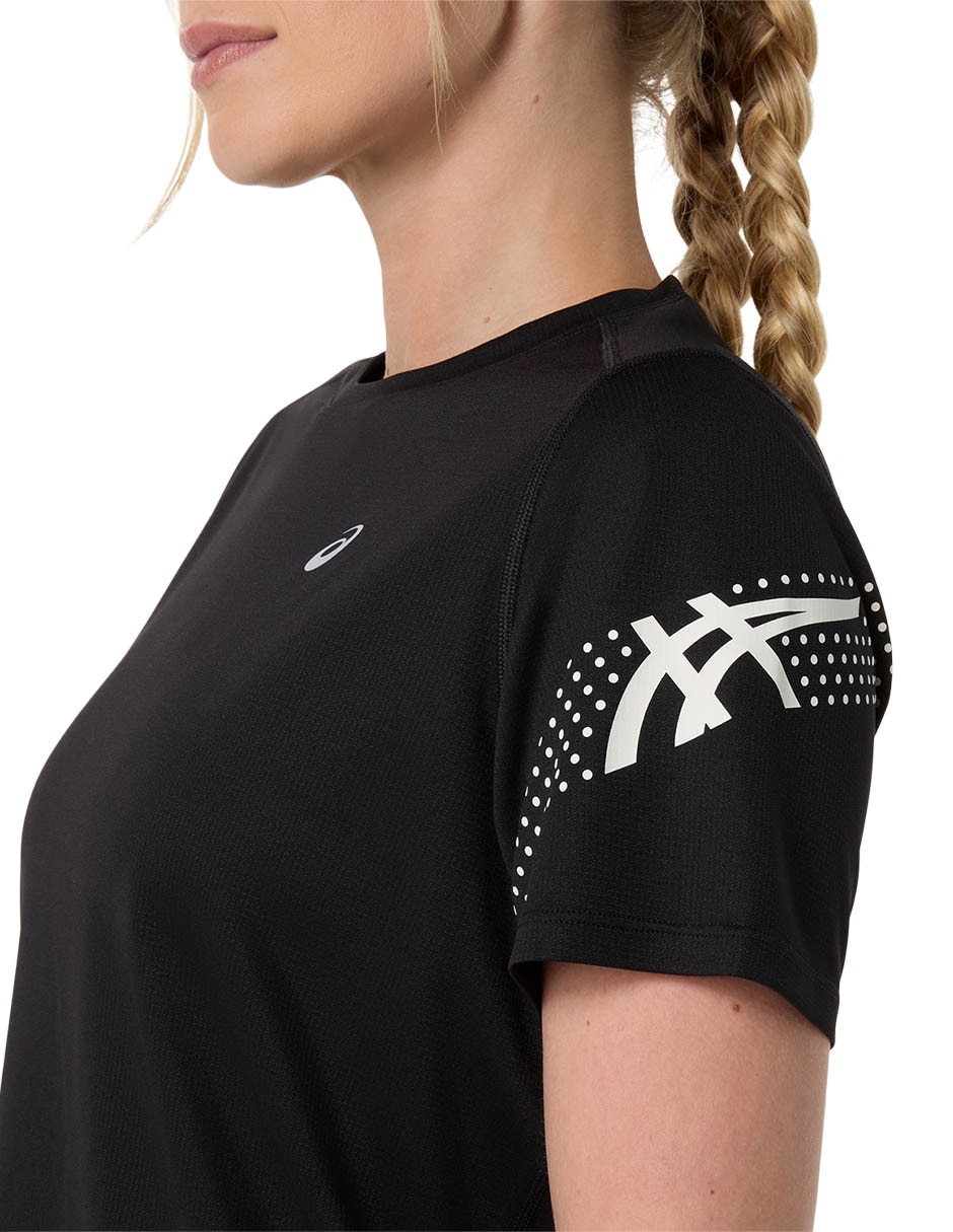 Playera deportiva para correr Asics de mujer