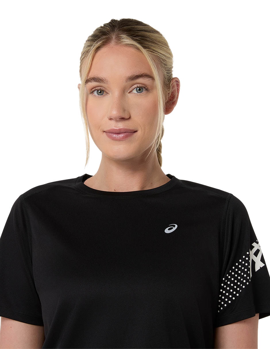 Playera deportiva para correr Asics de mujer